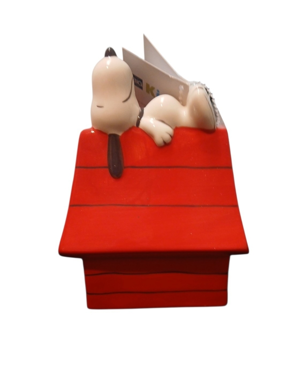 Peanuts -Authentic Ceramic Snoopy Bank, Snoopy Sleeping on Your Money, - Picture 6 of 8